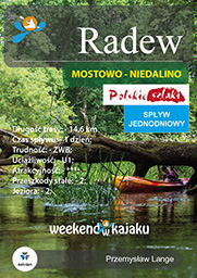 Radew, etap Mostowo - Niedalino, okładka przewodnika kajakowego