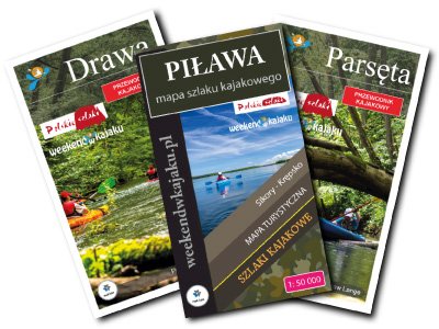 Mapy i przewodniki kajakowe