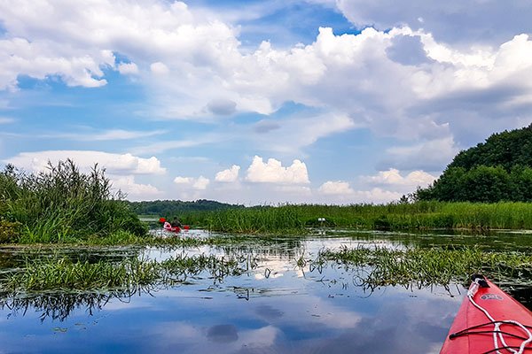 Trasy kajakowepo pojezierzach